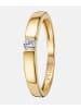 Diamant L'éternel Ring aus 375 Gelbgold mit 0.1 Karat Diamant