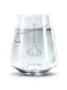 Mr. & Mrs. Panda Modernes Glas Sternzeichen Waage ohne Spruch in Transparent