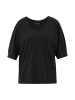 Finn Flare Kurzarmshirt Basic in black