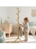 relaxdays Garderobenständer in Natur - (B)50 x (H)175 x (T)50 cm