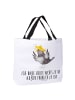 Mr. & Mrs. Panda Tasche Rabe Sombrero mit Spruch in Weiß