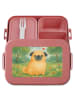 Mr. & Mrs. Panda MEPAL Bentobox Mops Design ohne Spruch in Rot Pastell