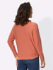 WITT WEIDEN V-Ausschnitt-Pullover in papaya