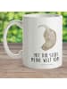 Mr. & Mrs. Panda Kindertasse Otter Kopfüber mit Spruch in Weiß
