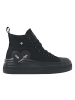 British Knights Sneaker Kaya flow mid in schwarz/schwarzes herz/schwarz