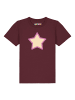 wat? Apparel T-Shirt Stern in Weinrot