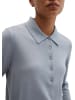 Marc O'Polo Feinstrick-Poloshirt regular in Grey Horizon