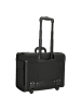 Dermata 2 Rollen Pilotentrolley 38 cm in schwarz