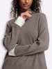 Heine 2-in-1-Pullover in taupe