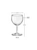 VAN WELL 120er Set Weingläser geeicht Ballon Profi 0,2 l in transparent