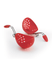 Cuisipro Silikon-Eier-Pochierer - rot, 2er Set