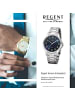 Regent Armbanduhr-Analog silber mittel (ca. 39mm) Regent Metallarmband