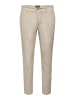 Only&Sons Business Chino Stoffhose aus Baumwolle & Leinen ONSMARK in Beige