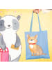 Mr. & Mrs. Panda Tote Bag Hund Glück ohne Spruch in Sky Blue