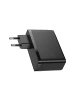 Wisam® Baseus Reiseladegerät Schnell 2x USB + 2x USB-C, 100W, EU (Schwarz)