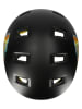 Crazy Safety Skater Helm Rampage Skateboard in 0162 Black Orange