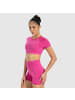 SMILODOX Crop Shirt Soheli in Pink