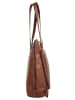 SPIKES & SPARROW Shopper echt Leder in cognac