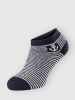 WITT WEIDEN Socken in marine-weiß-gestreift