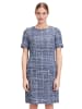 CARTOON Casual-Kleid mit Struktur in Dunkelblau/Blau