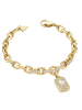 Damenarmband Love Tag Goldfarben L