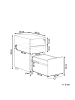 Beliani Büroschrank BOLSENA in Beige - (W) 30 x (H) 60 x (L) 45 cm