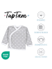 TupTam Baby Langarm Wickelshirt 5er Set in grau/weiß