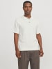 Jack & Jones Gestricktes Polo in Cloud Dancer