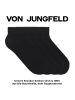 von Jungfeld Sneaker Socken ESSENTIALS in Pitch Black