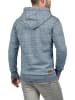 !SOLID Kapuzensweatjacke in blau