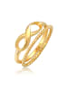 Elli Ring 925 Sterling Silber Infinity, Ring Set, Twisted in Gold