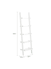 SoBuy Leiterregal in Weiß - (B)56 x (H)189 x (T)32.5cm