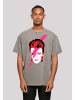 F4NT4STIC Oversize T-Shirt David Bowie Oversize T-Shirt in Asphalt