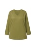 Ulla Popken Shirt in avocado grün