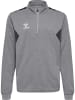 Hummel Hummel Zip Sweatshirt Hmlauthentic Multisport Kinder in GREY MELANGE