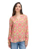 CARTOON Casual-Bluse mit Muster in Pink/Green
