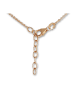 SilberDream 925 Silber vergoldet (Roségold 333) Damen SilberDream Kette ca. 42cm - 46,5cm