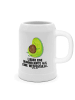 Mr. & Mrs. Panda Bierkrug Avocado Pfeifen mit Spruch in Weiß