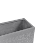 Beliani Outdoor Blumentopf MYRA in Grau - (W) 50 x (H) 24 x (L) 23 cm