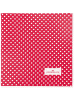 Greengate Stoffserviette mit Spitze DOTTY Rot mit weißen Punkten