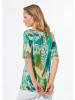 GOLDNER Shirt Shirt mit U-Boot-Ausschnitt in bunt / gemustert