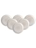 like. by Villeroy & Boch 6er Set Frühstücksteller Perlemor Sand in Beige ø 23,8 cm