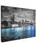 OnlyWow Leinwand Bilder Erleuchtete Brücke
