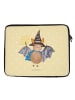 Mr. & Mrs. Panda Notebook Tasche Fledermaus Zauberer ohne Spruch in Gelb Pastell