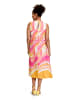 Betty Barclay Sommerkleid mit Rundhalsausschnitt in Rosé/Yellow