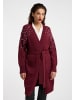 faina Damen Cardigan in Dunkelkirschrot