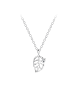 Alexander York Kette mit Anhänger LEAF in 925 Sterling Silber, 2-tlg.