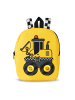 Denokids Rucksack Bulldozer in gelb