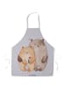 Mr. & Mrs. Panda Schürze Bären Liebe ohne Spruch in Grau Pastell