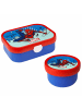 Mepal Obst- und Bentobox Spiderman Campus 300 & 750 ml blau-rot in blau-rot